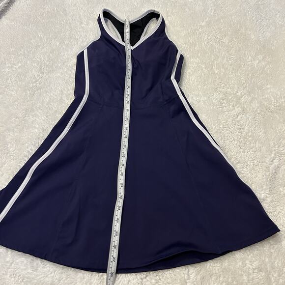 Women’s Tennis Dress Navy Sz XS Preppy Country Club Athleisure Luxe Summer - Picture 4 of 5